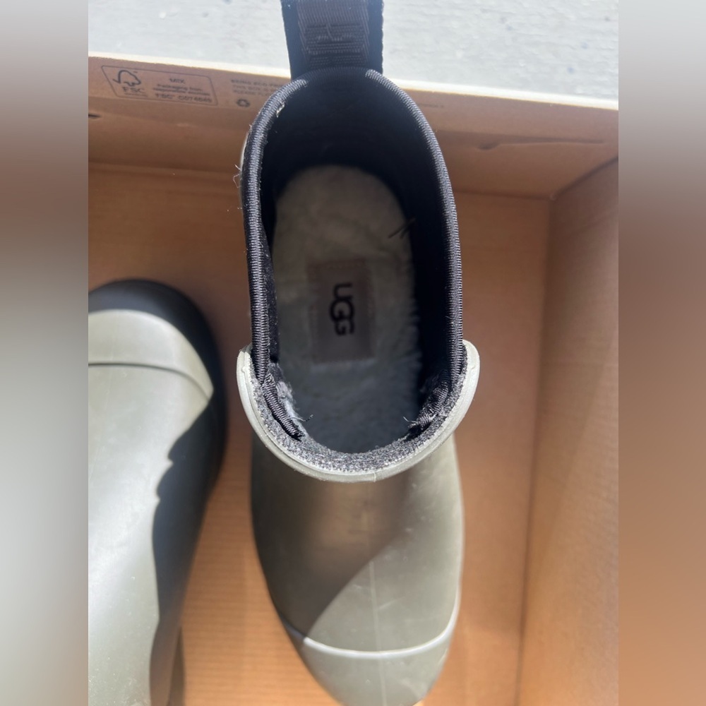 New Ugg women’s forest green droplet boots size 6 - Picture 3 of 8